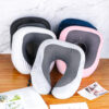 2 Soft Travel Pillow U Shaped Travel Healthcare Memory Foam Neck Cervical Airplane Pillow Neck Cushion