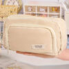 Large Capacity 3 Layers Pen Box  Pen Holder Pouch