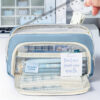 Large Capacity 3 Layers Pen Box  Pen Holder Pouch