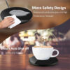 6 Mug Warmer USB Cup Warmer Coffee Cup Heater Thermostatic Heating Coaster Cup Electric Milk Tea Coffee Mug Warmer for Office Home